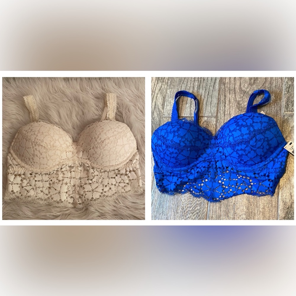 Victoria’s Secret Crochet Lace Push-up Bralette